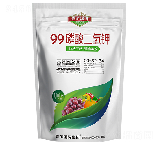 99磷酸二氫鉀（1000g）-霸爾綠博